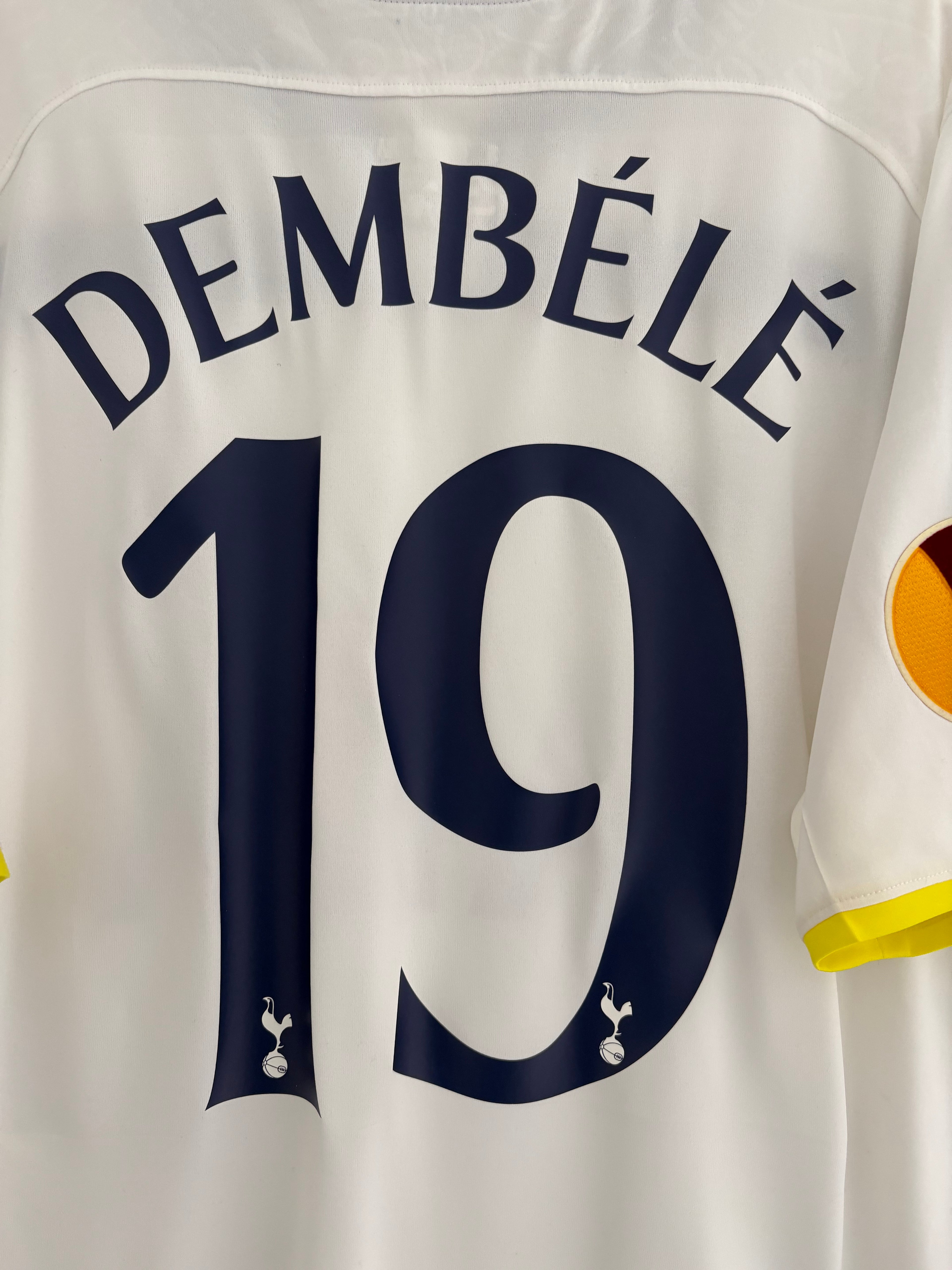 Tottenham 2014/15 Home Shirt - Dembélé 19 - Large