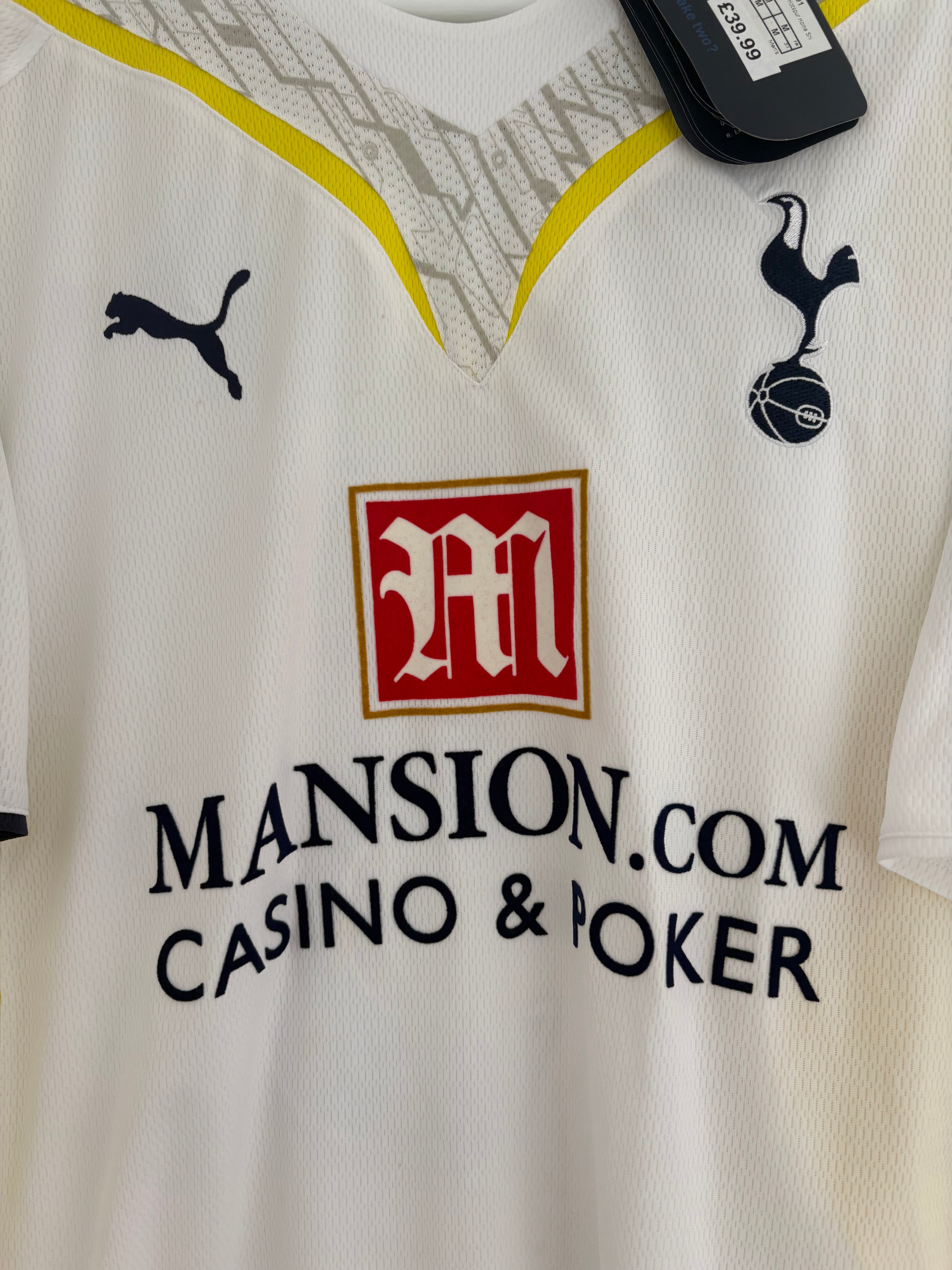 Tottenham 2009/10 Home Shirt - Bale 3 - Medium