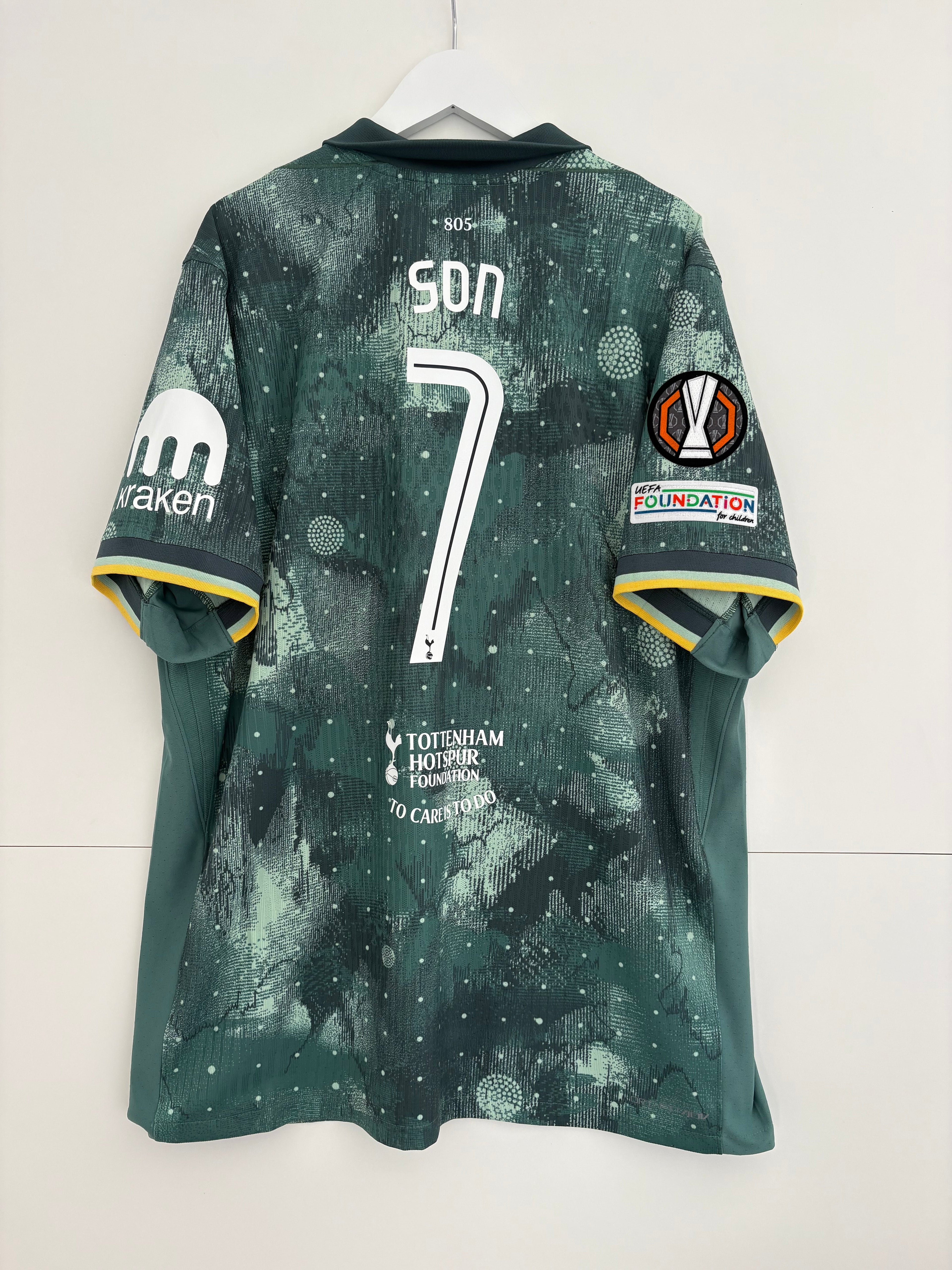 Tottenham 2024/25 Third Shirt Son 7 Extra Large Front
