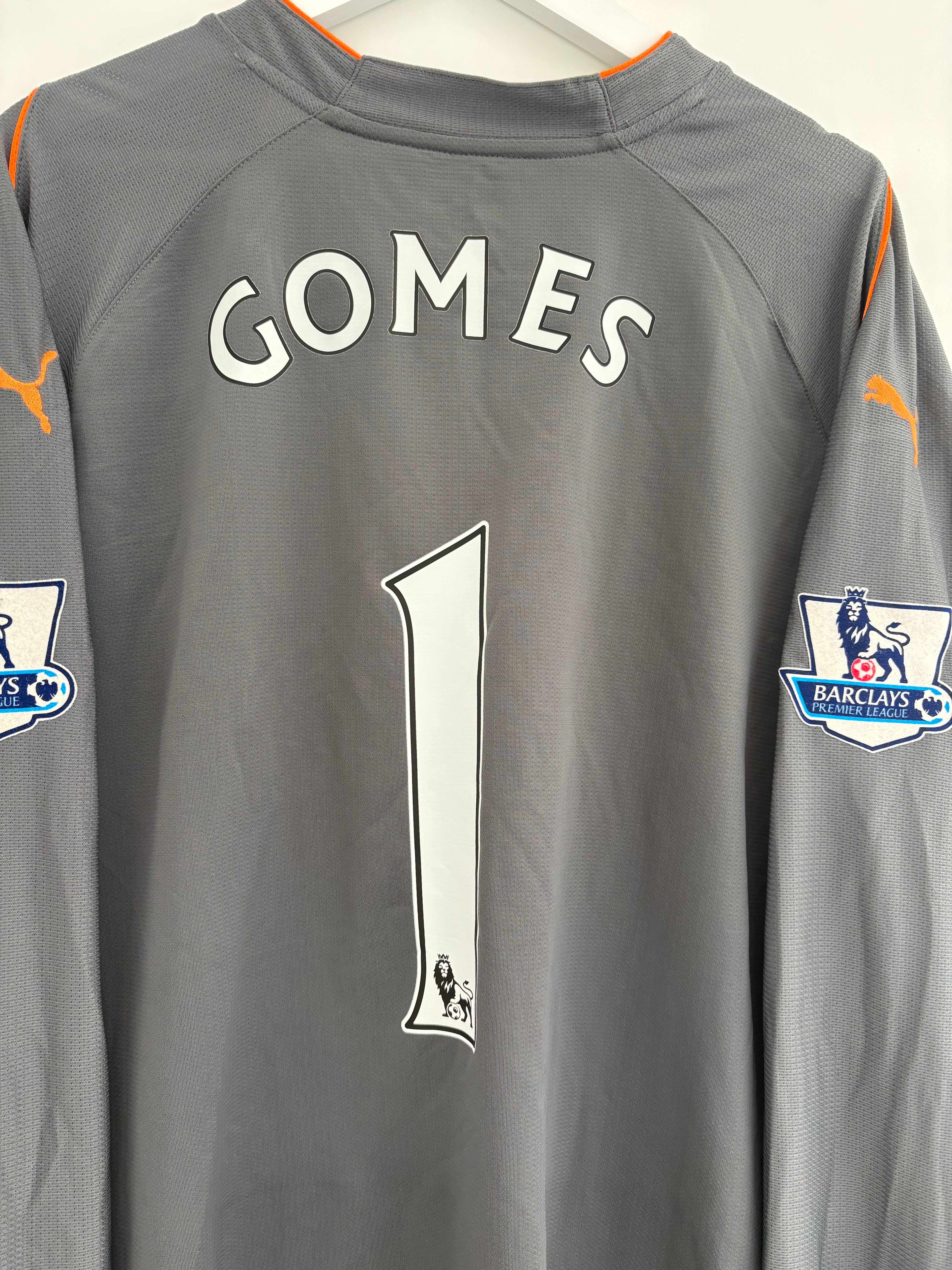 Tottenham 2010/11 Player Issue Goalkeeper Shirt - Gomes 1 - Large