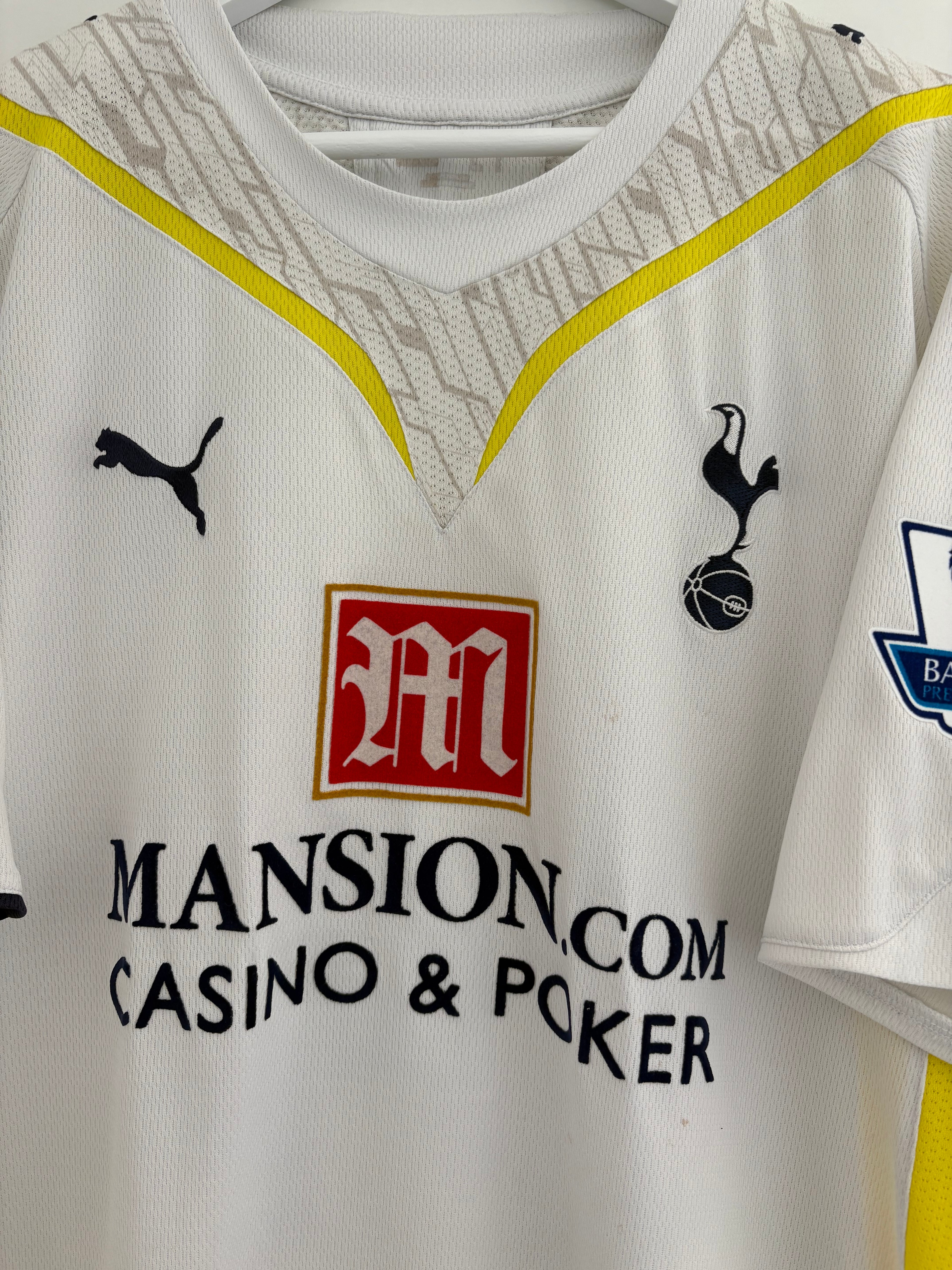 Tottenham 2009/10 Home Shirt - Modrić 14 - Large