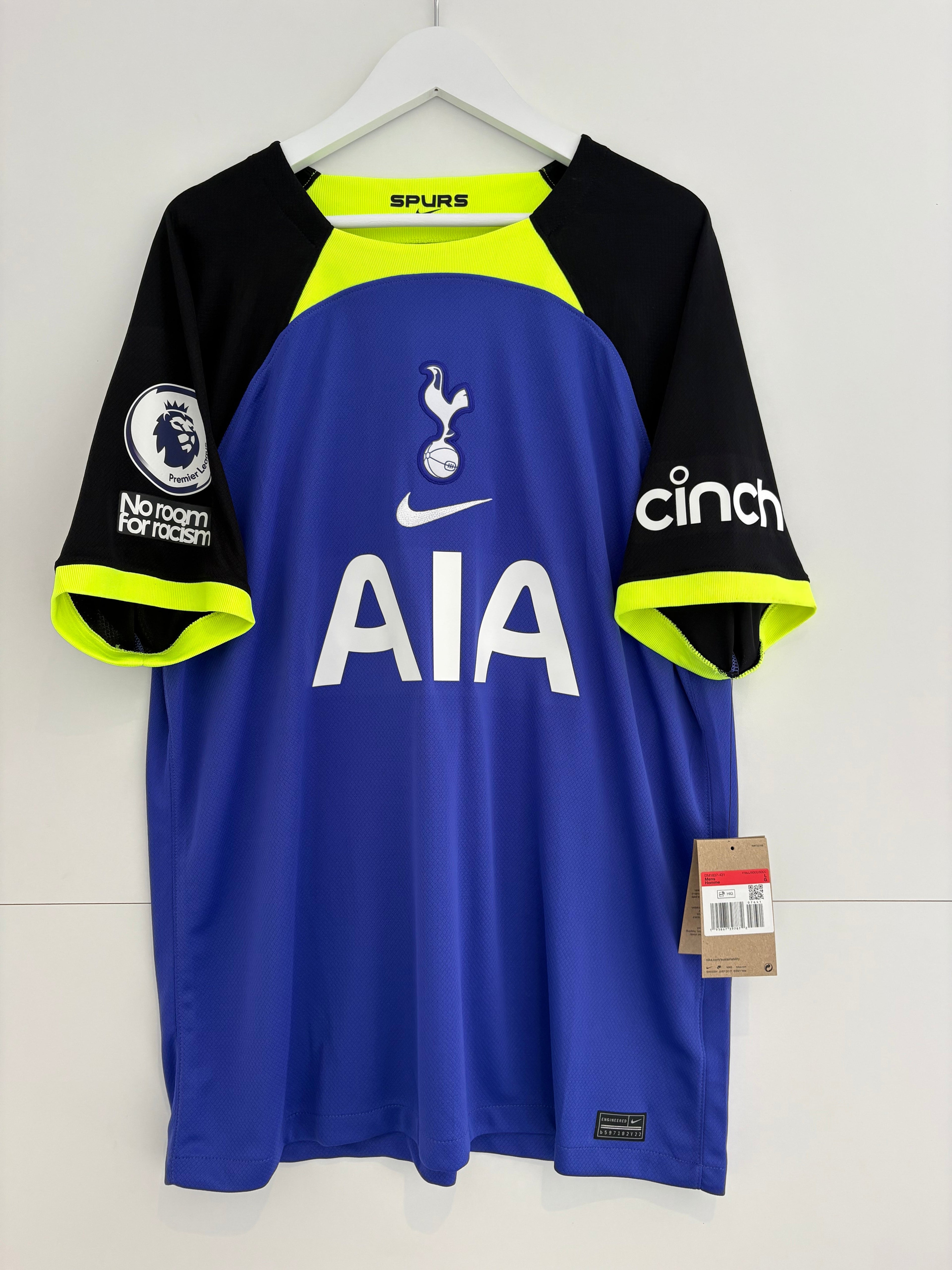 Tottenham 2022/23 Away Shirt - Kane 10 - Large