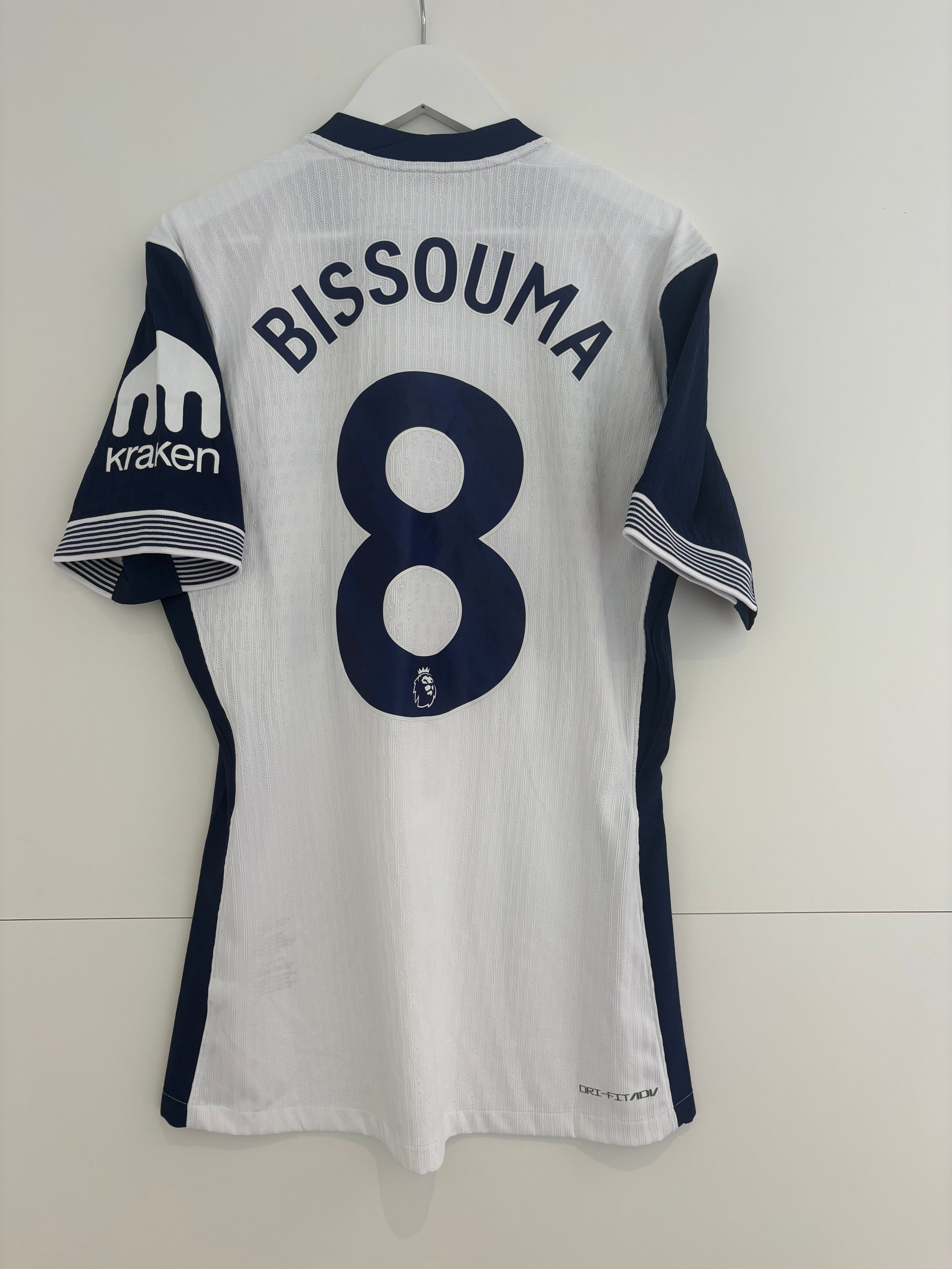 Tottenham 2024/25 player issue - Home Shirt - Bissouma 8 - Medium