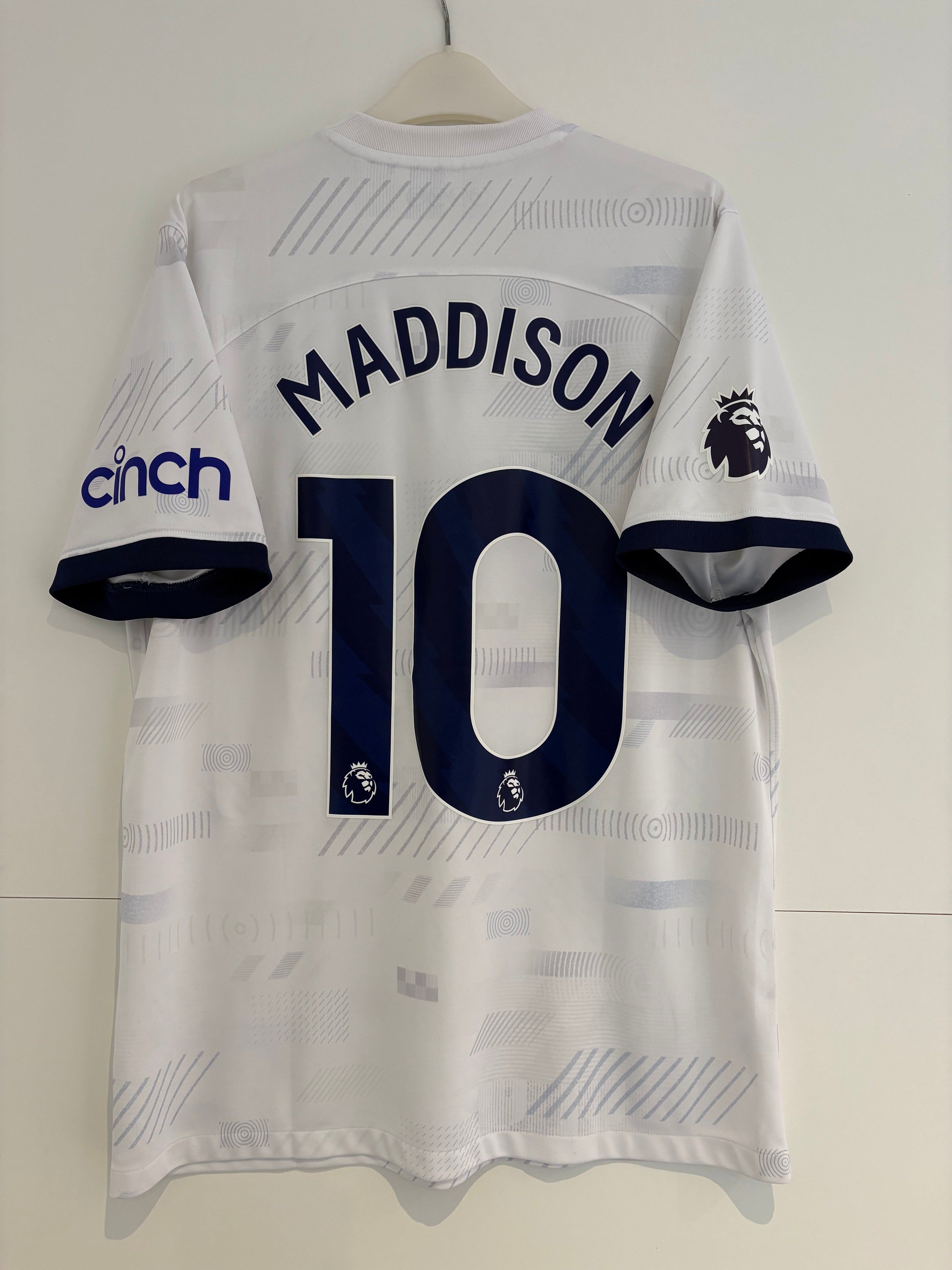 Tottenham 2023/24 Home Shirt - Maddison 10 - Medium