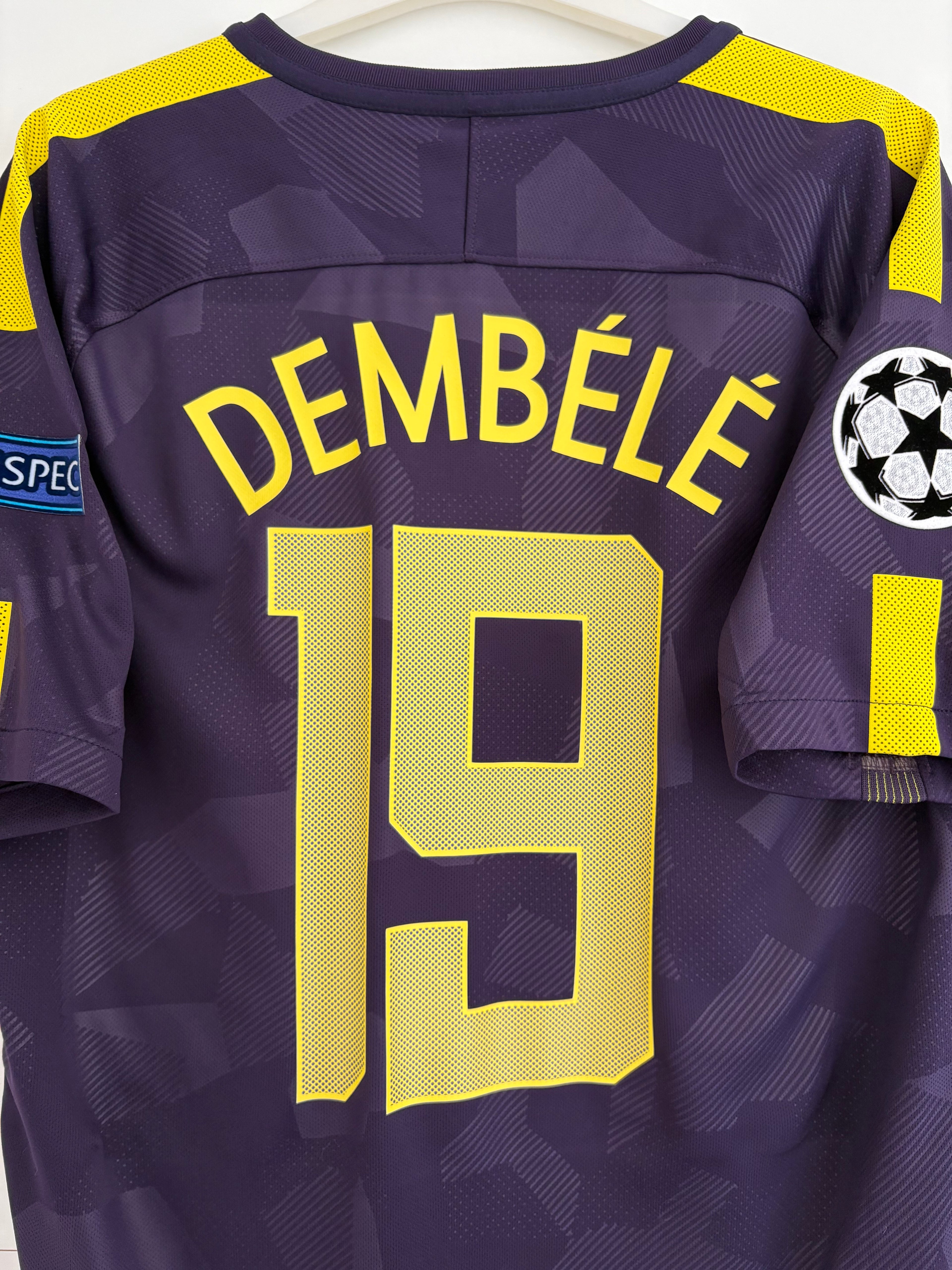 Tottenham 2017/18 Third Shirt - Dembélé 19 - Medium