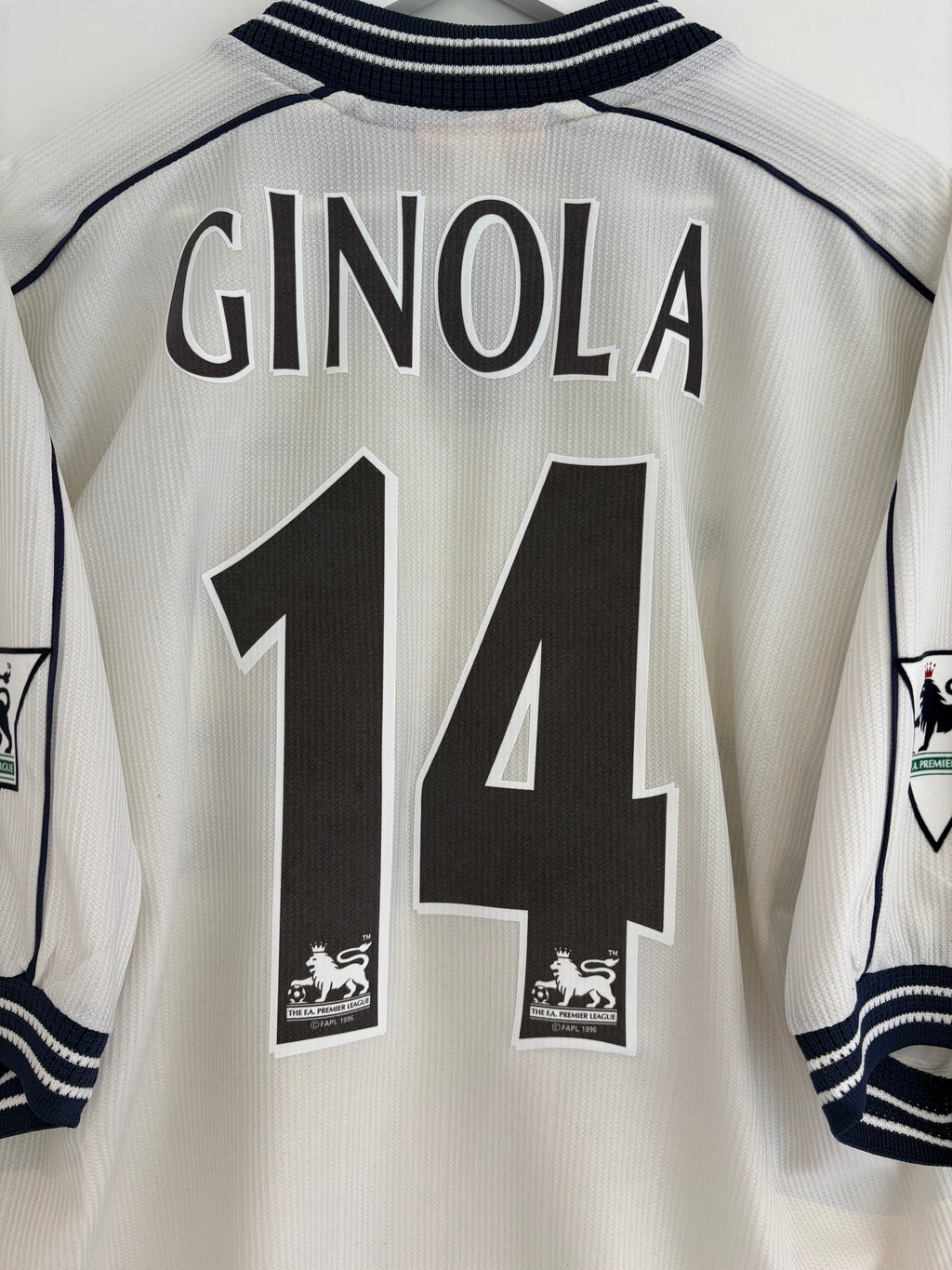 Tottenham 1997/99 Home Shirt - Ginola 14 - Medium