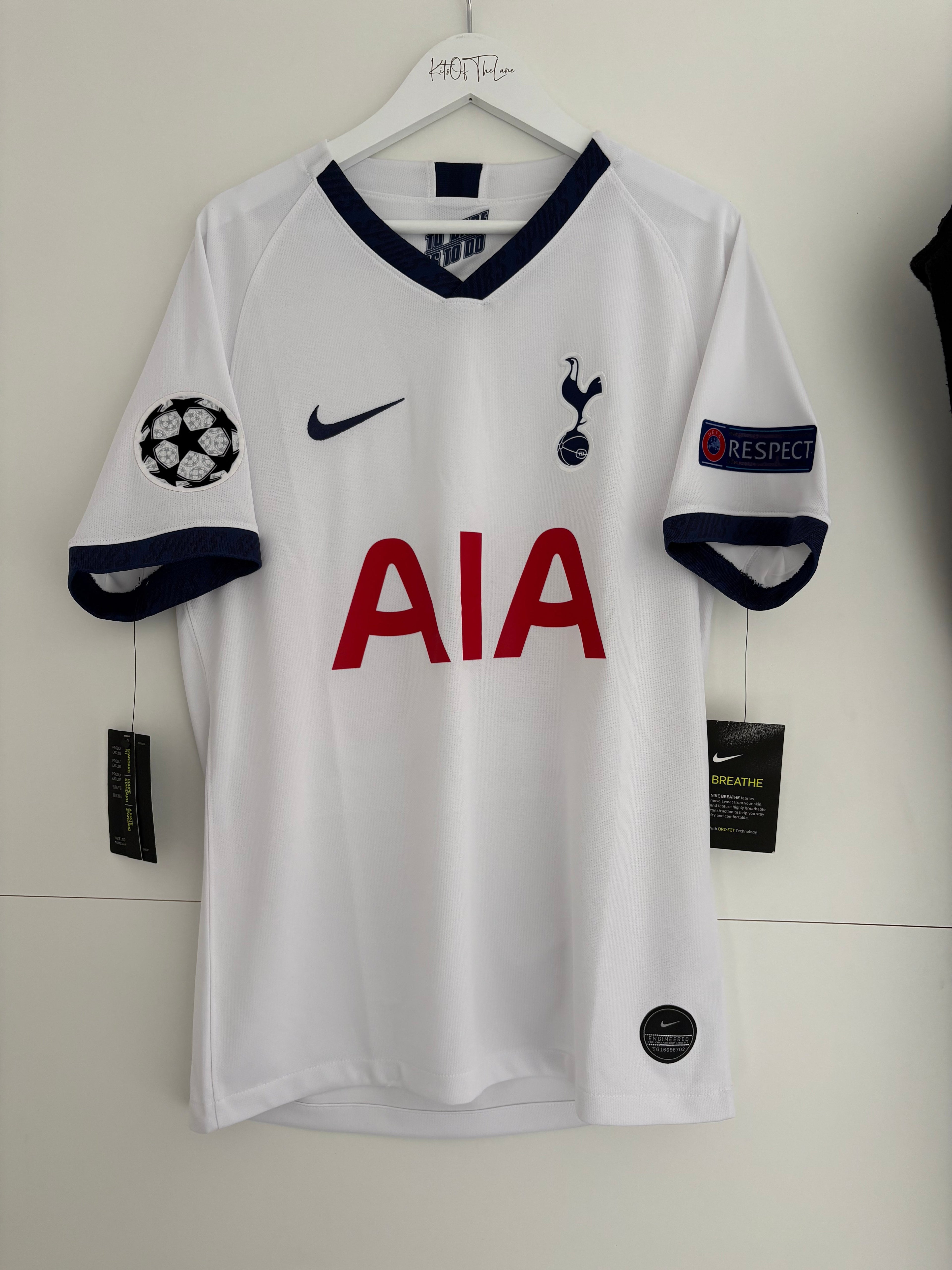 Tottenham 2019/20 Home Shirt - Dele 20 - Small