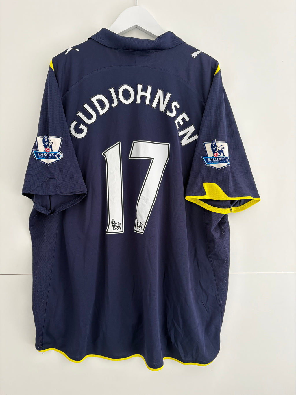 Tottenham 2009/10 Away Shirt - Gudjohnsen 17 - Extra Large