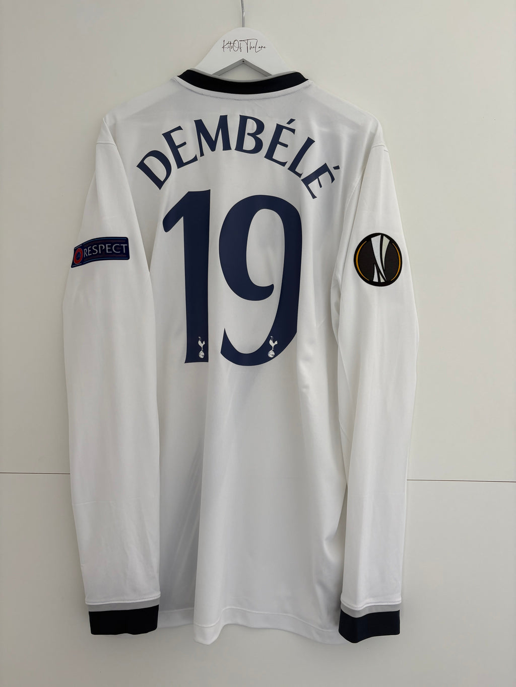 Tottenham 2015/16 Home Shirt - Dembélé 19 - Large