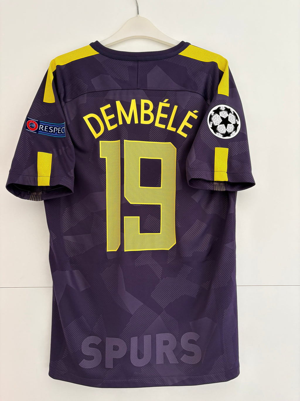 Tottenham 2017/18 Third Shirt - Dembélé 19 - Medium