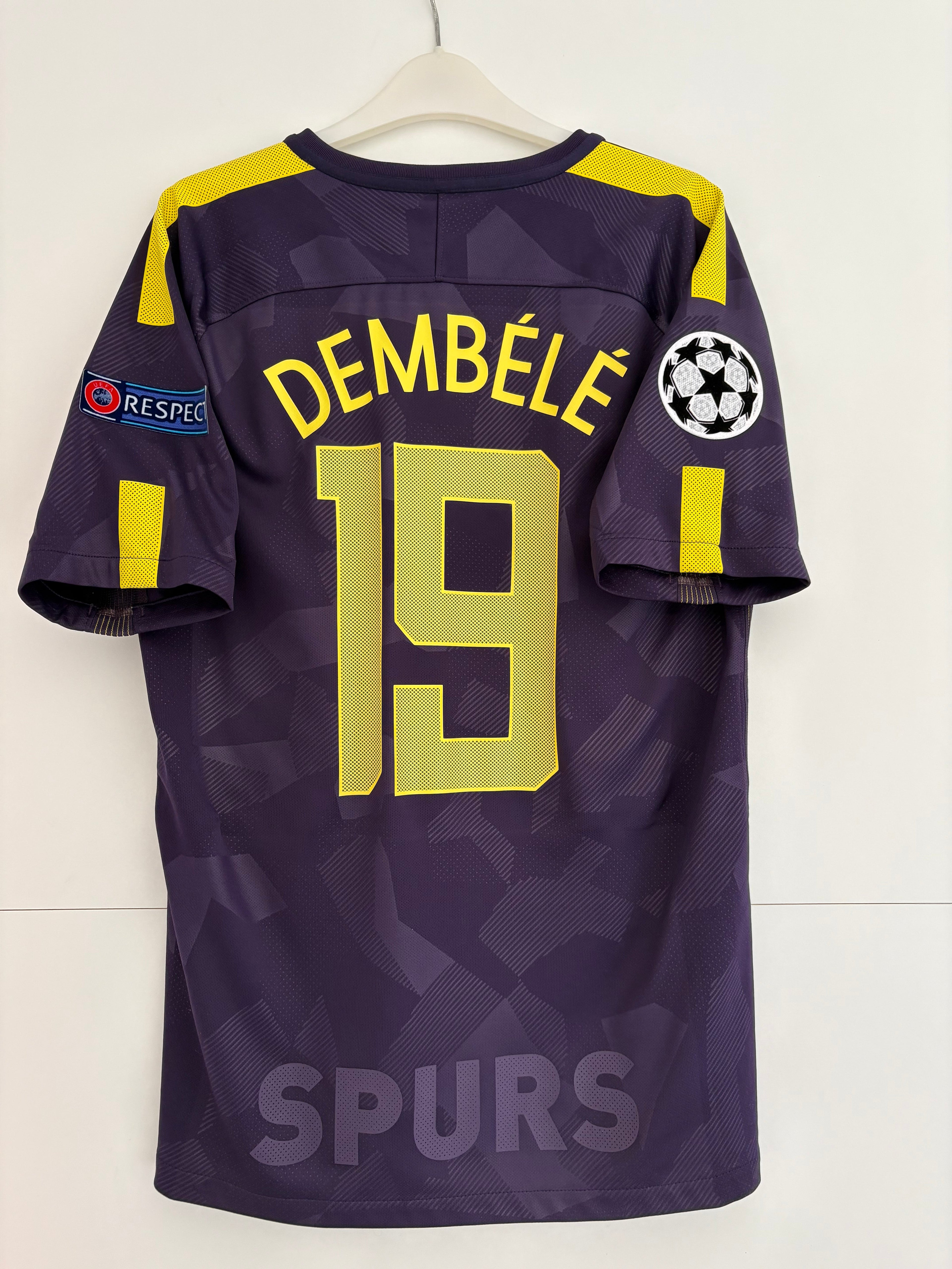Tottenham 2017/18 Third Shirt - Dembélé 19 - Medium
