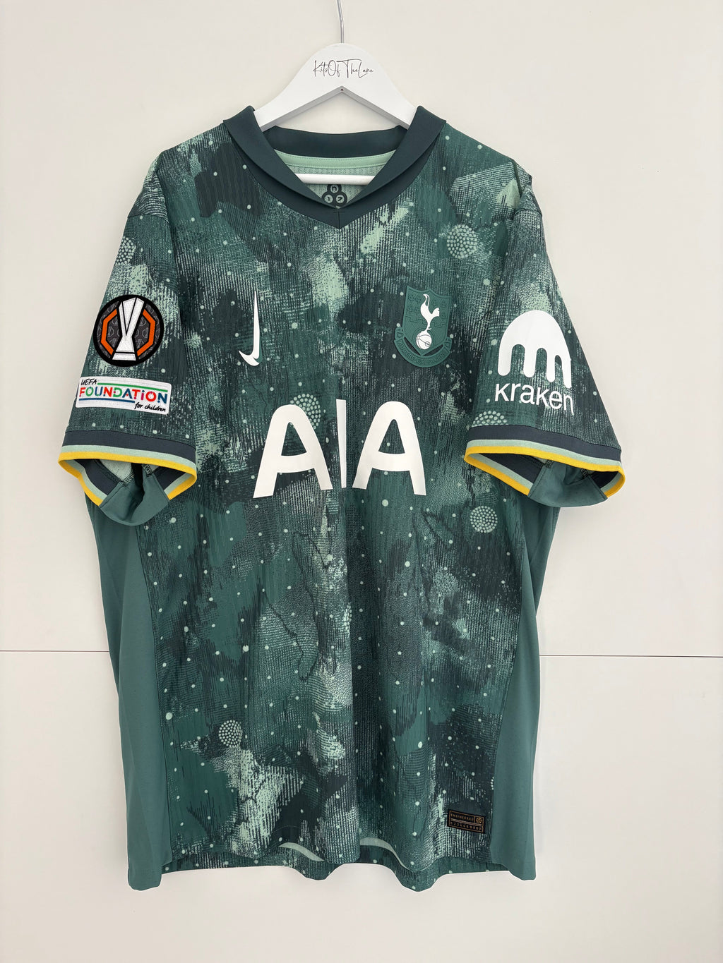 Tottenham 2024/25 Third Shirt Son 7 Extra Large Back
