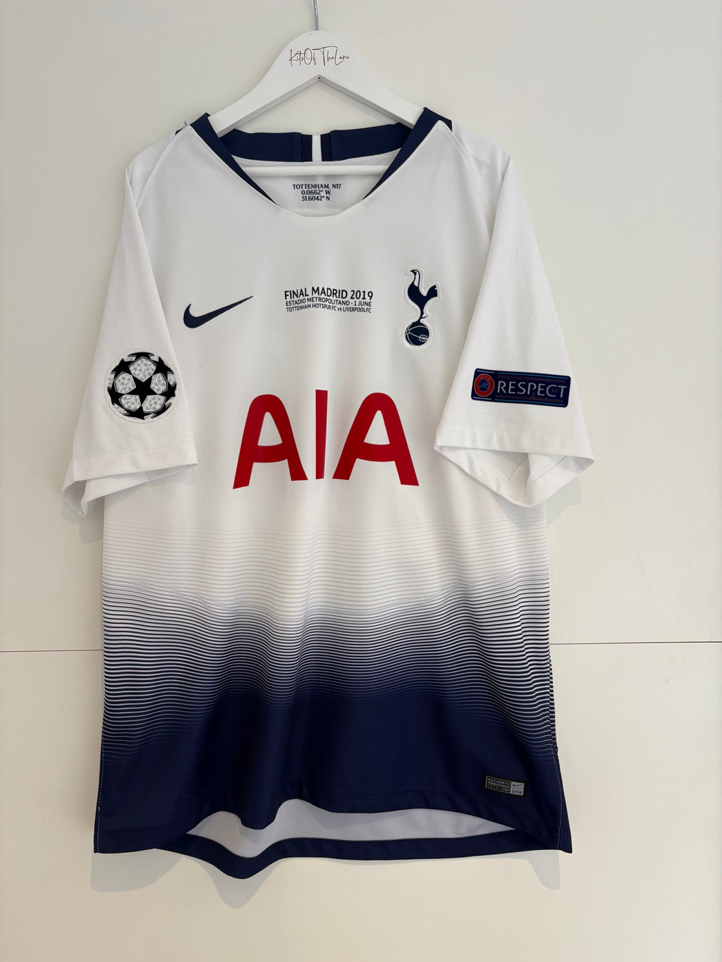 Tottenham 2018/19 Home Shirt - Dele 20 - XL