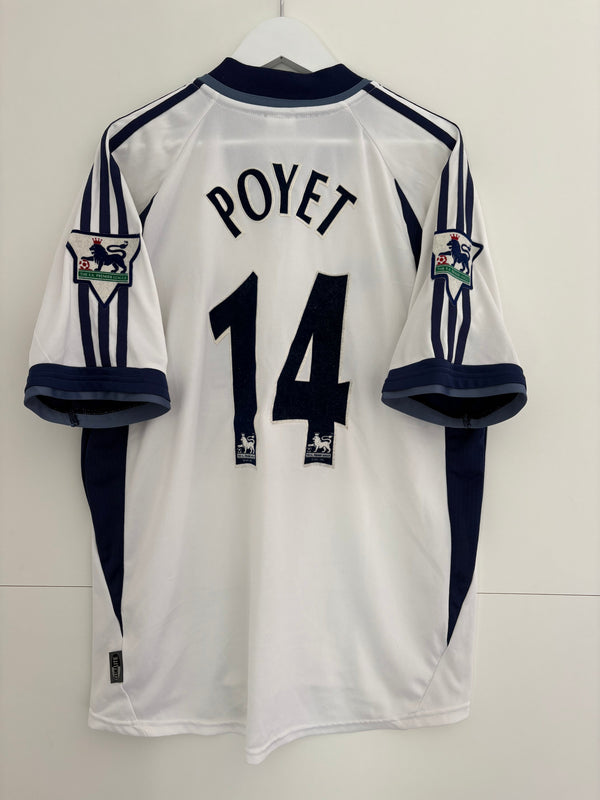 Tottenham 2001/02 Home Shirt - Poyet 14 - Medium
