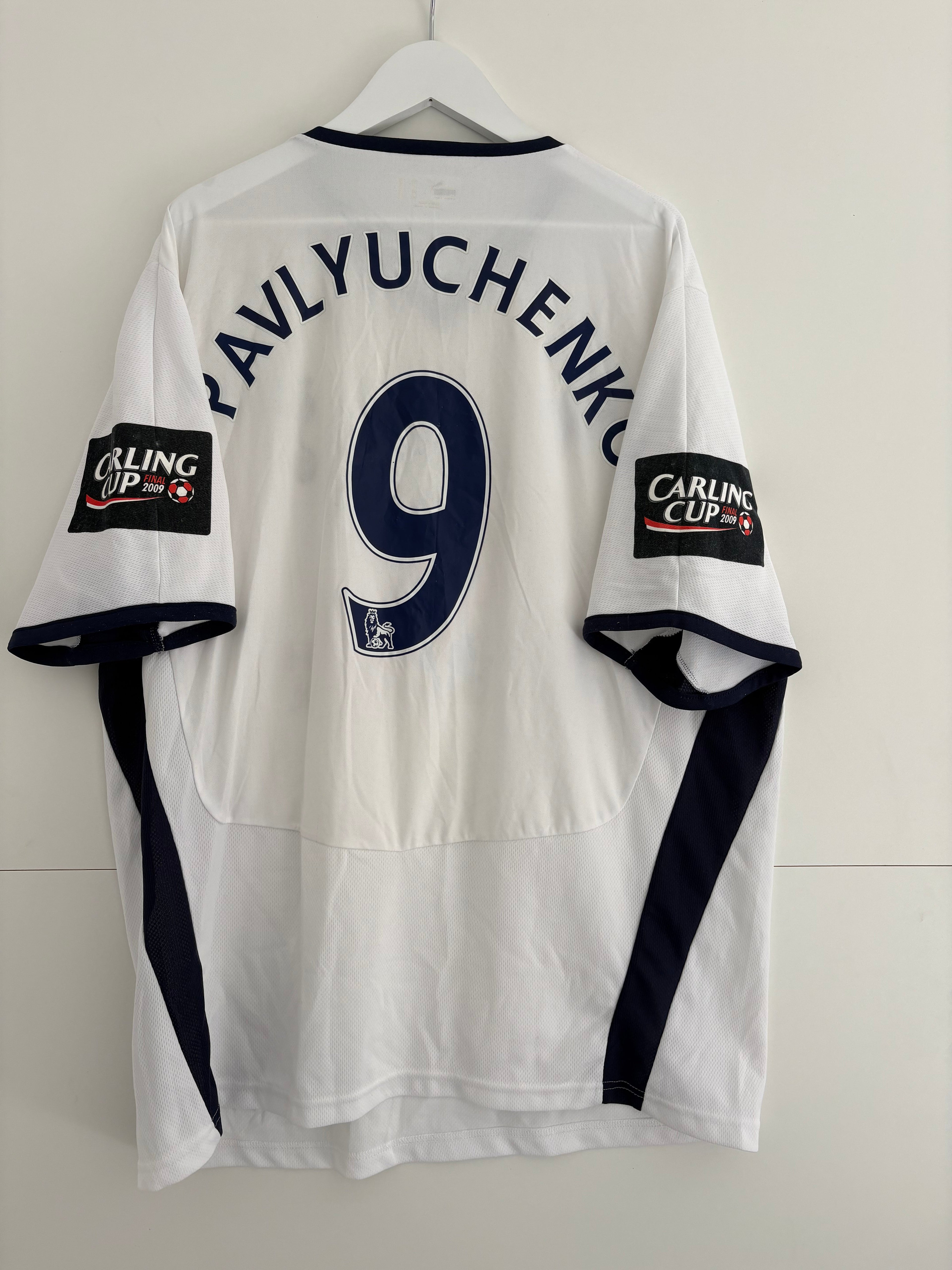 Tottenham 2008/09 Home Shirt - Pavlyuchenko 9 - Extra Large