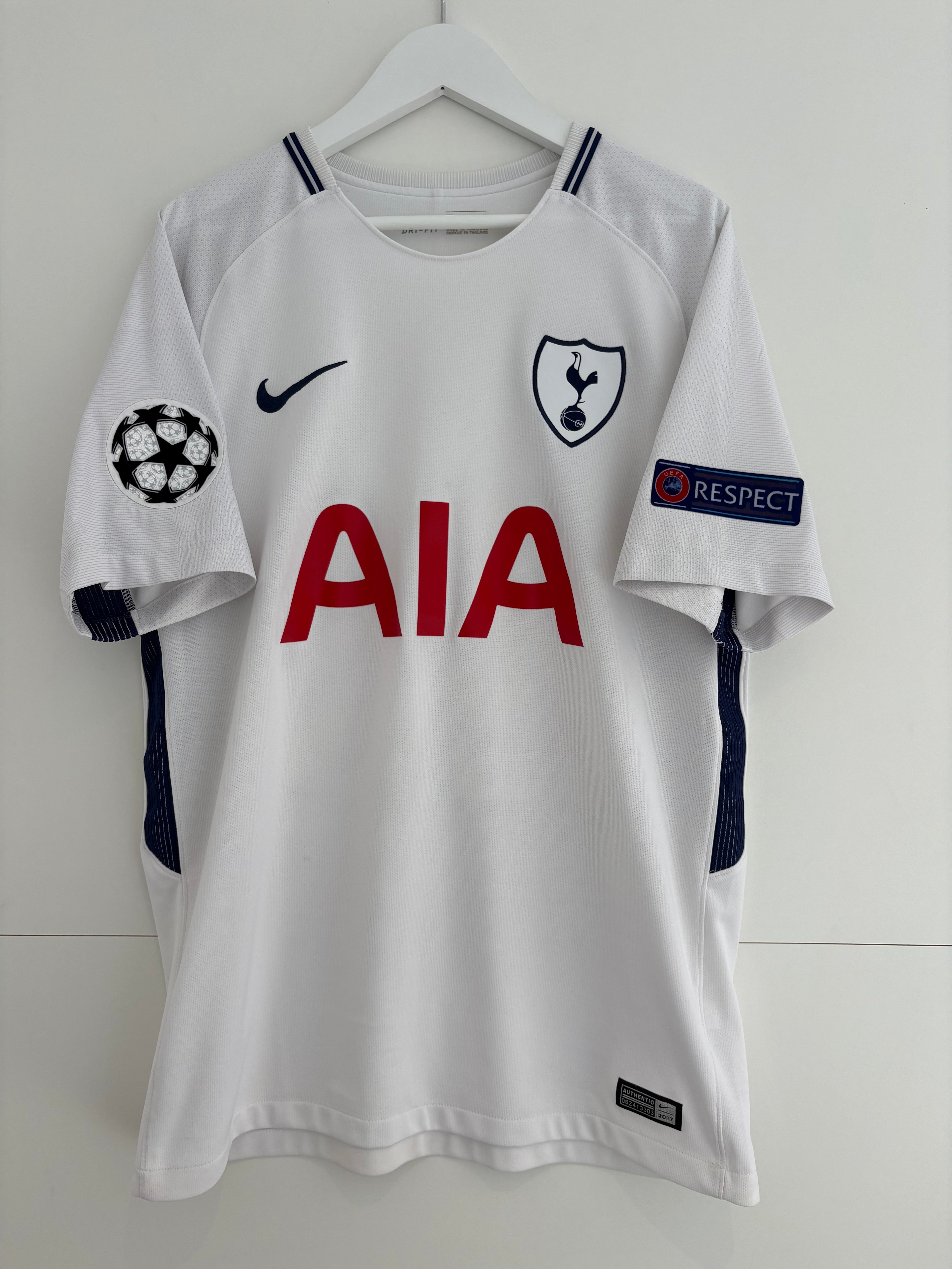 Tottenham 2017/18 Home Shirt - Dele 20 - Medium
