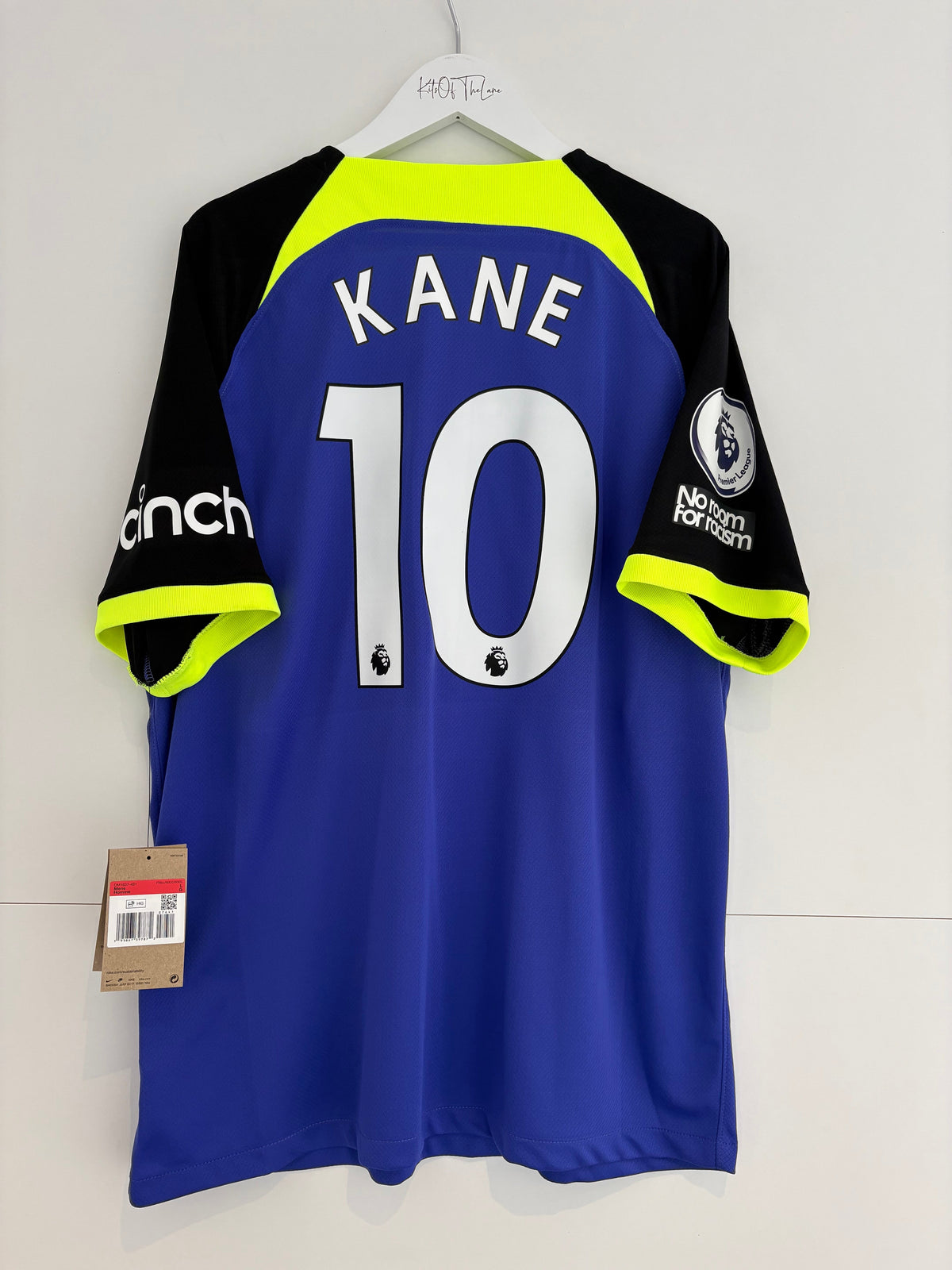 Tottenham 2022/23 Away Shirt - Kane 10 - Large