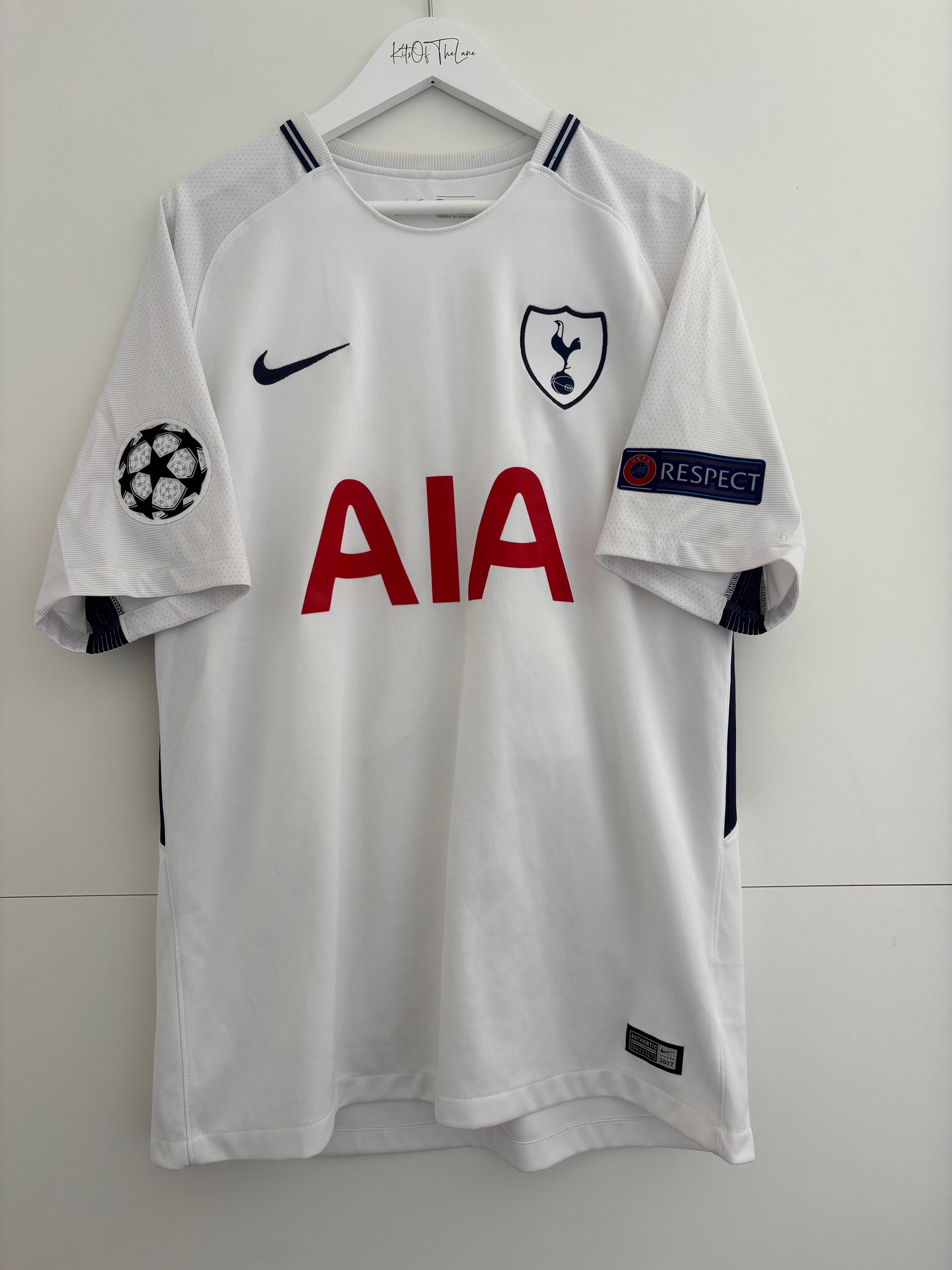 Tottenham 2017/18 Home Shirt - Dele 20 - Large