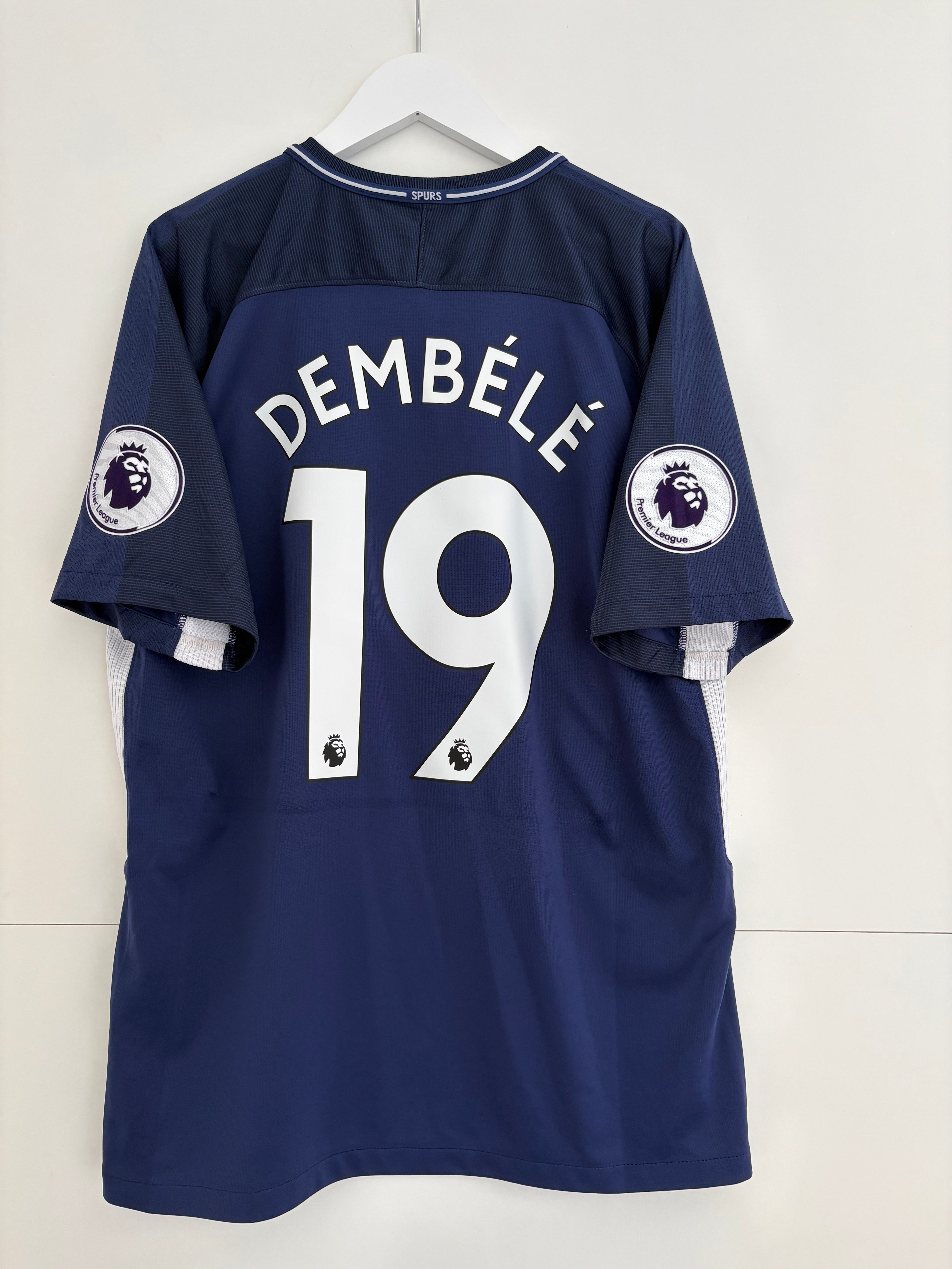 Tottenham 2017/18 Away Shirt - Dembélé 19 - Large