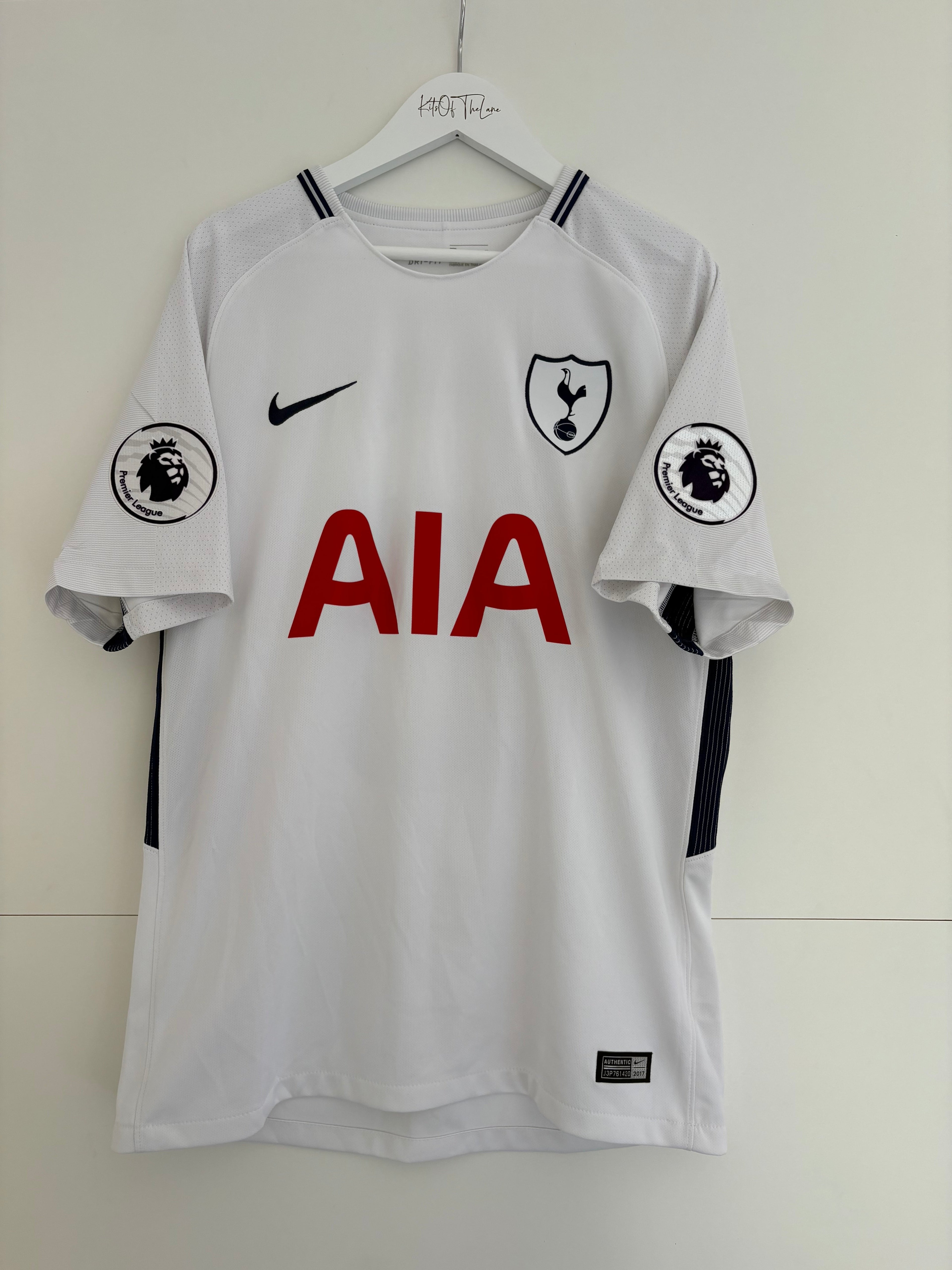 Tottenham 2017/18 Home Shirt - Kane 10 - Medium