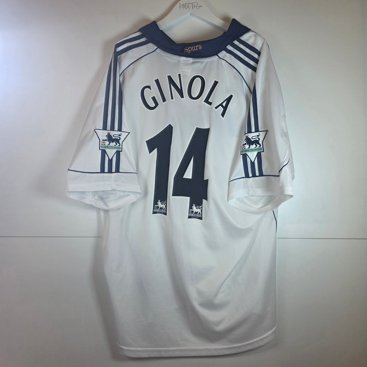 Tottenham 1999/00 Home Shirt - Ginola 14 - Extra Extra Large