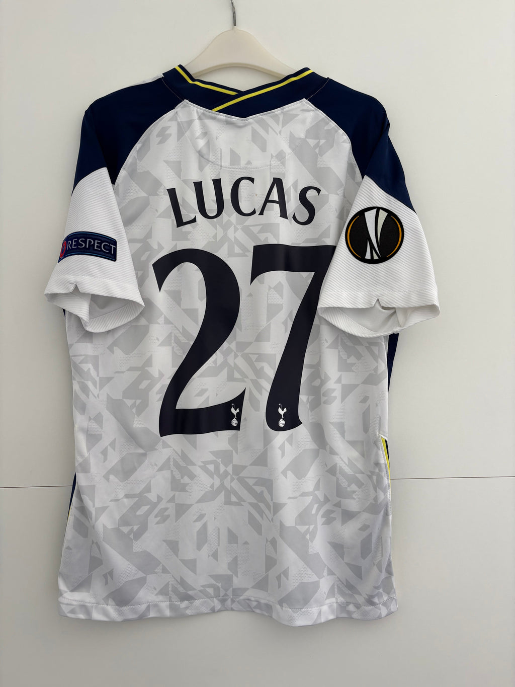 Tottenham 2020/21 Home Shirt - Lucas 27 - Large