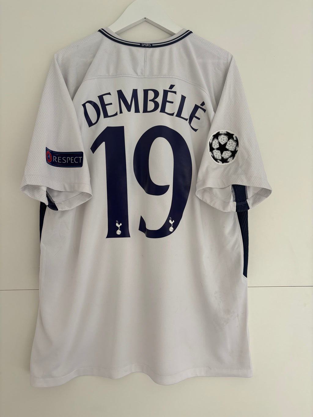 Tottenham 2017/18 Home Shirt - Dembélé 19 - XL