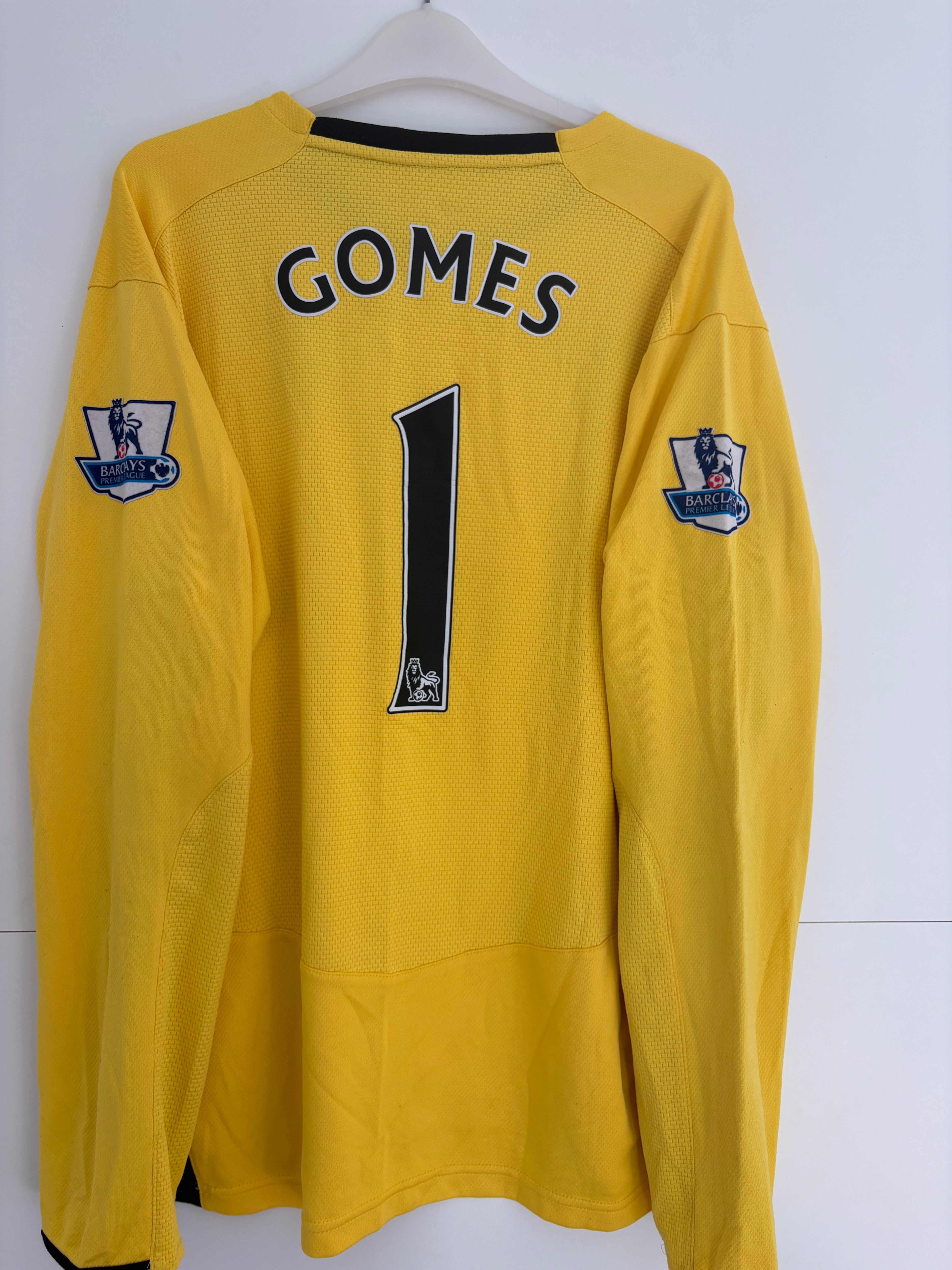 Tottenham 2008/09 Goalkeeper Shirt - Gomes 1 - Extra Large
